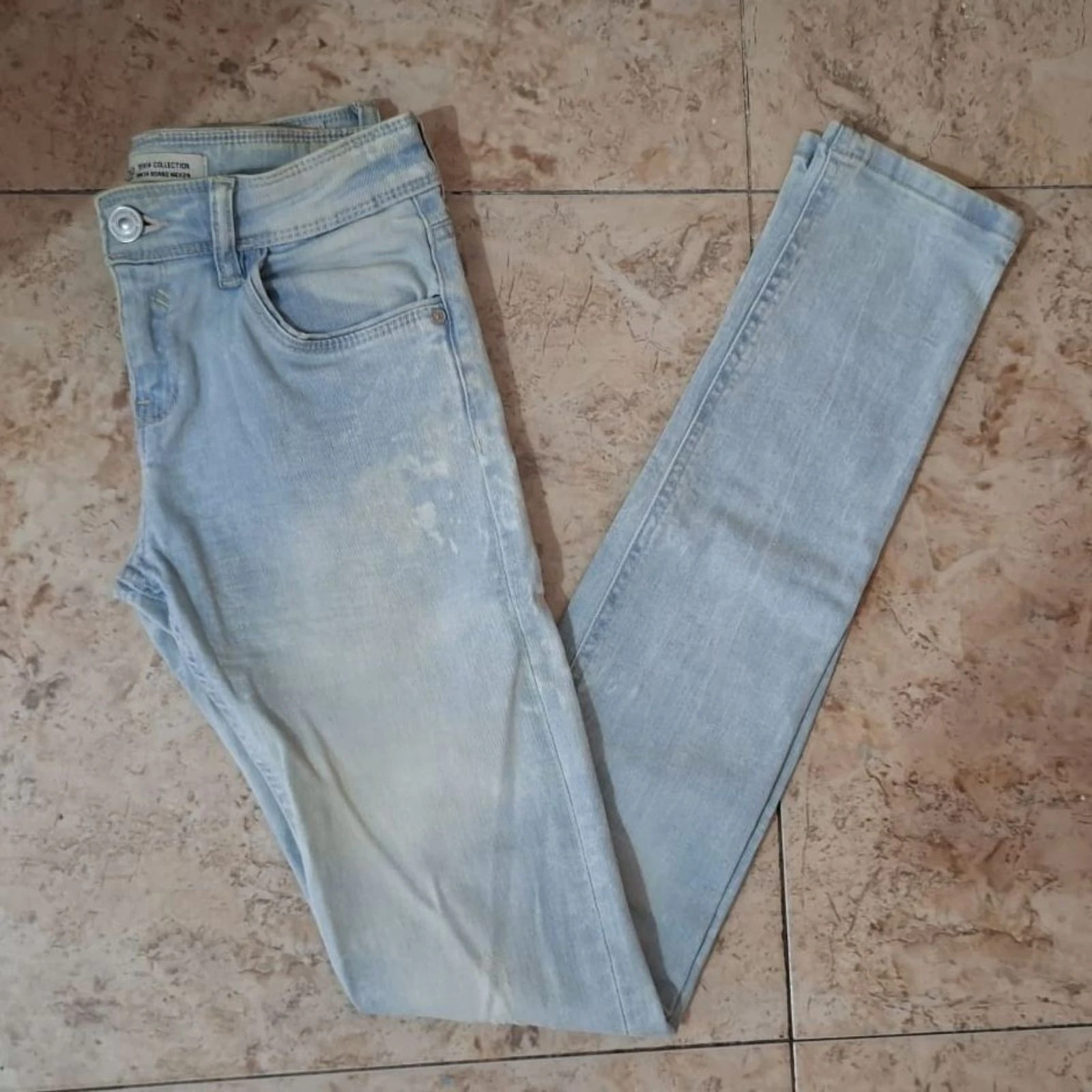 Pantalones Bershka Azul Claro Skinny limite edition Y2K – photo 2